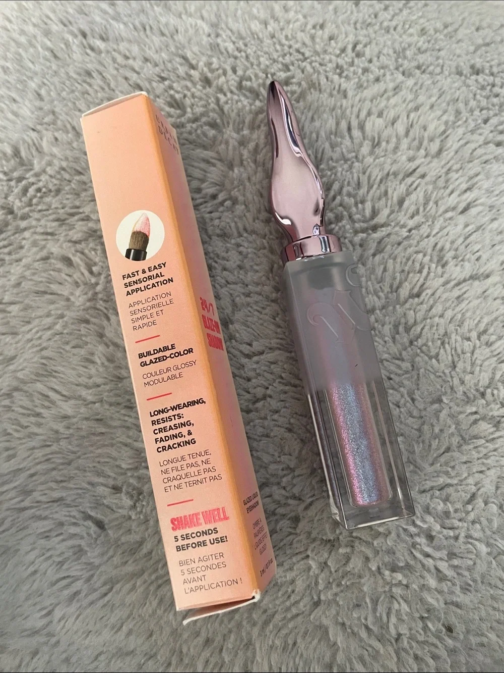 Urban Decay 24/7 Glaze-On Liquid Eyeshadow — Iridescent Silver Pink